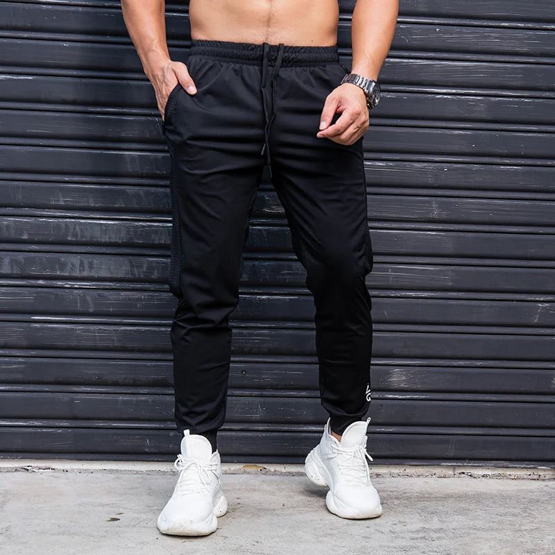 Men's Quick-Dry Sweatpants - Athletic Jogging Pants with Drawstring