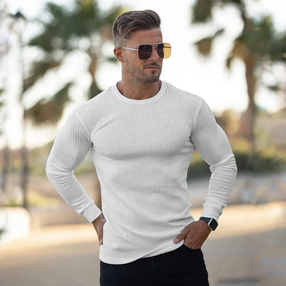Men's Slim Fit Turtleneck Sweater – Thin Knit, Lightweight Men's Sweater