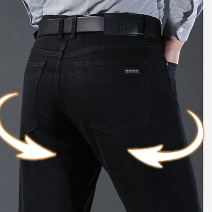Men's Classic Stretch Slim Fit Straight Leg Denim Jeans