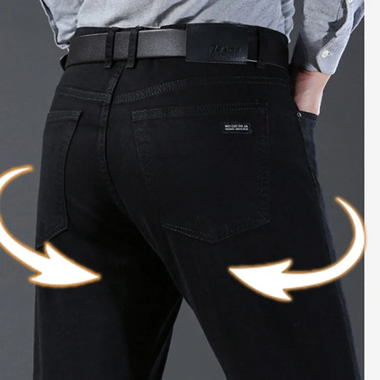 Men's Classic Stretch Slim Fit Straight Leg Denim Jeans