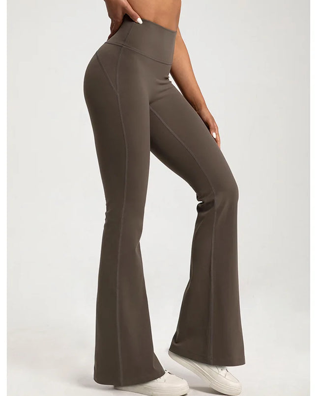 Women's High-Waisted Flared Leggings Pants