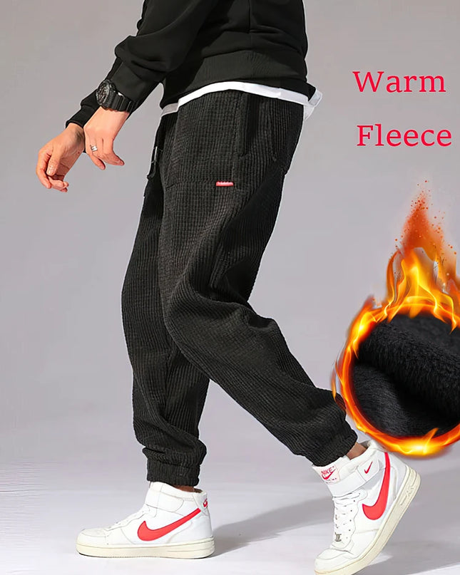 Men's Corduroy Fleece Sweatpants