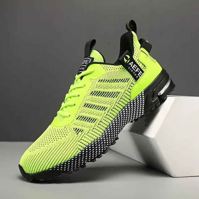 Men's Running Sneakers with Lace-Up Design – Comfortable Athletic Sneakers for Men