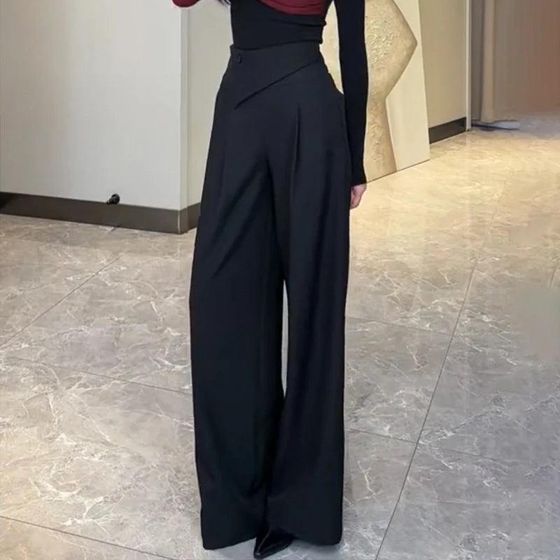 Women's High Waist Wide Leg Casual Pants