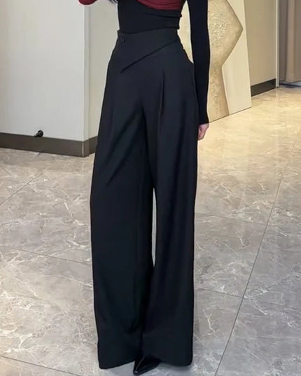 Women's High Waist Wide Leg Casual Pants