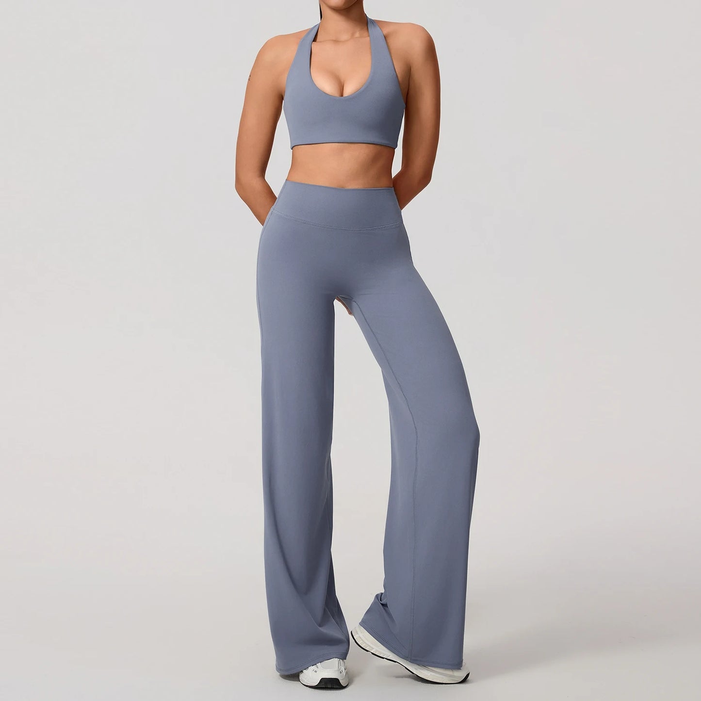 Women's Moisture-Wicking Athletic Set – Sports Bra and Pants Combo