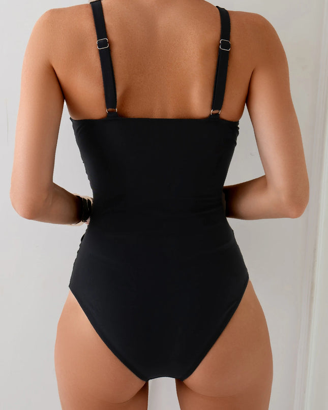 Women's One-Piece Swimsuit with Push-Up Effect