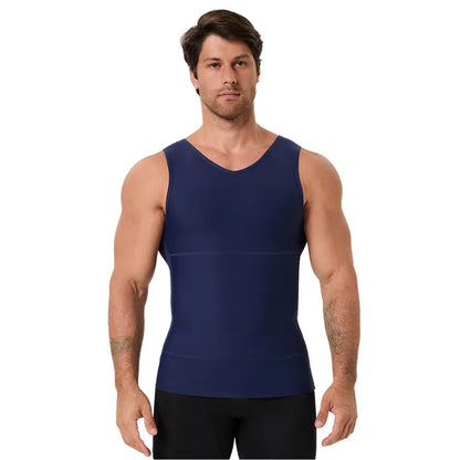 Men's Slim Fit V-Neck Shapewear Vest