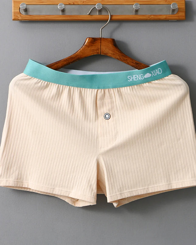 Men's Soft Cotton Shorts - Comfortable and Skin-Friendly Trunks