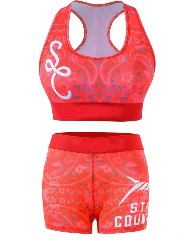 PSD Women's Graffiti Print Two-Piece Bikini Set