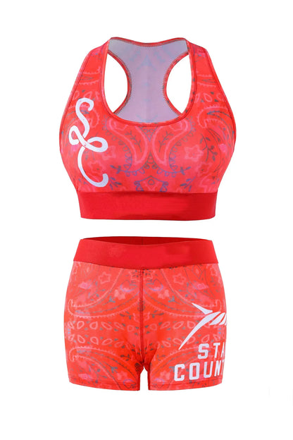 PSD Women's Graffiti Print Two-Piece Bikini Set