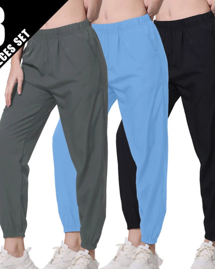 1-3 Piece Women's Thin Casual Sweatpants