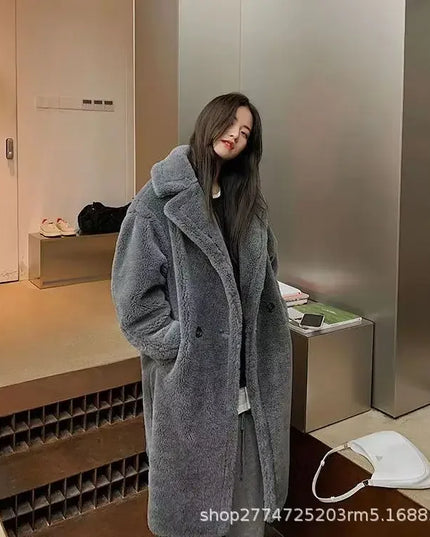 Women's Faux Fur Coat - Long, Thick, Warm, Elegant Winter Coat for Women