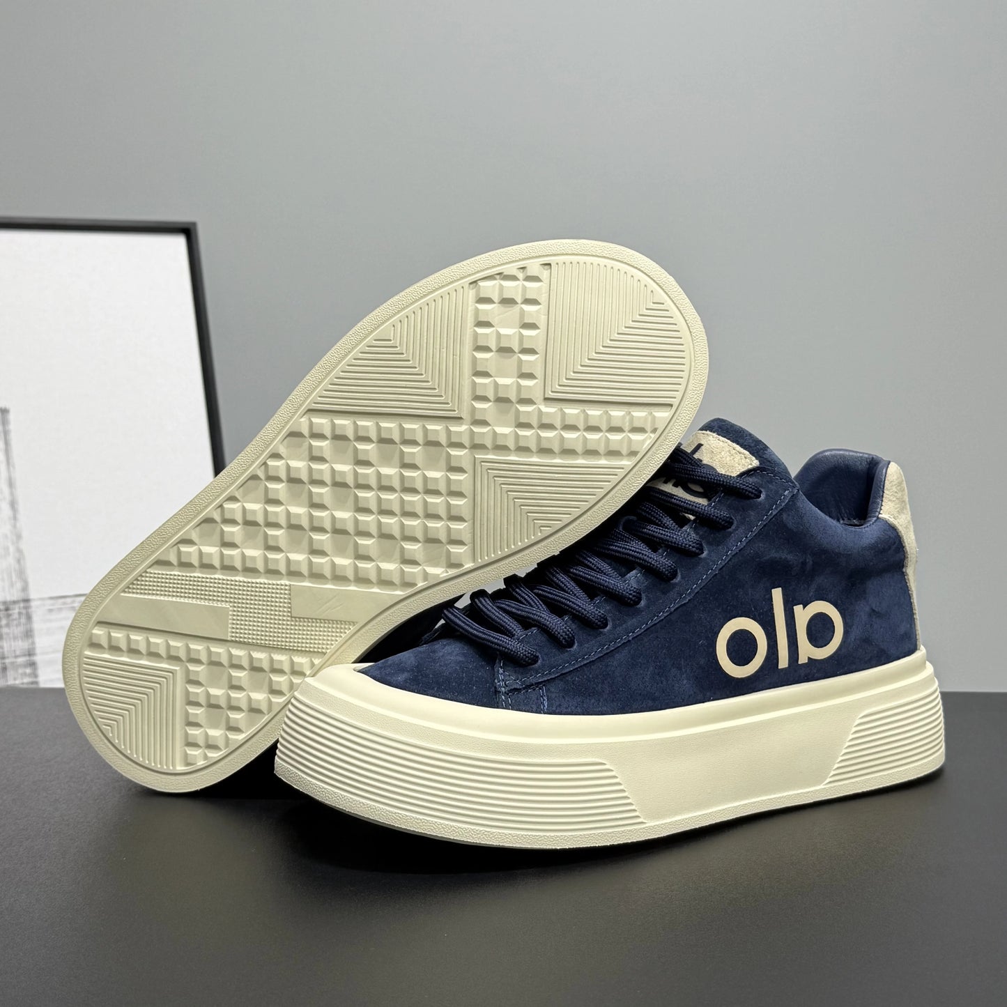 Lightweight Breathable Canvas Men's Sneakers Platform Shoes