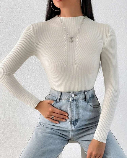 Women's Slim Fit Long Sleeve Turtleneck Sweater