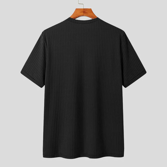 Men's Light Luxury O-Neck Loose Fit T-Shirt