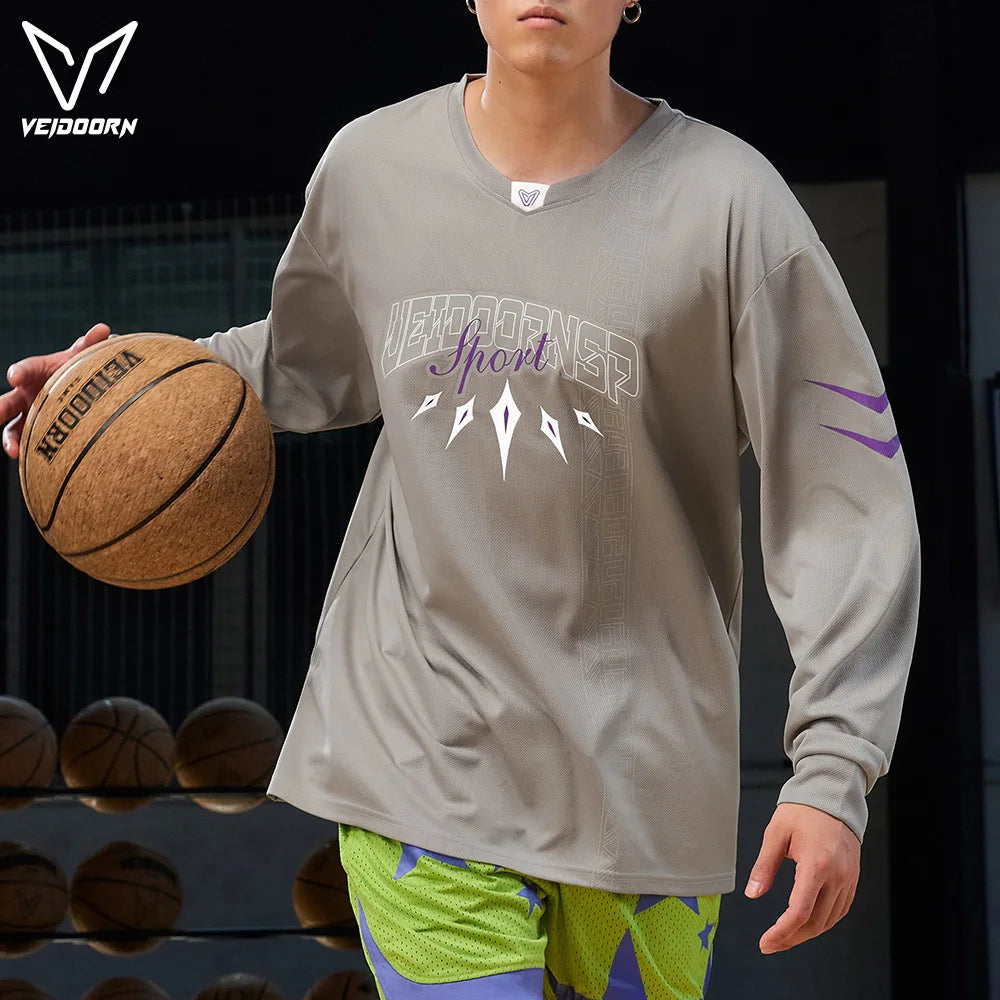 Veidoorn Men's Long Sleeve Breathable Lightweight Sweater