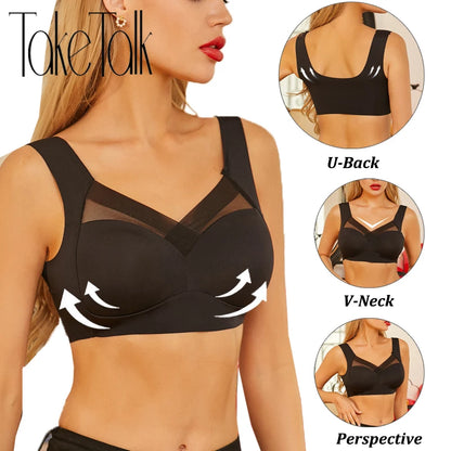 Lace Women's Bra with Fixed Cups