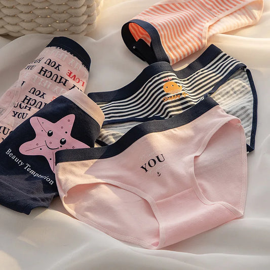 Women's Cotton Underwear - Variety of Prints and Designs