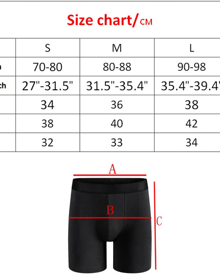 10-Pack Men’s Cotton Mid-Long Boxer Shorts – Comfortable & Breathable Underwear for Men