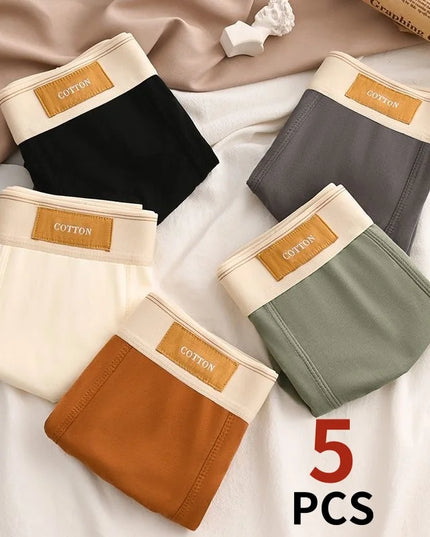 5-Pack Men's Pure Cotton Boxer Shorts 
