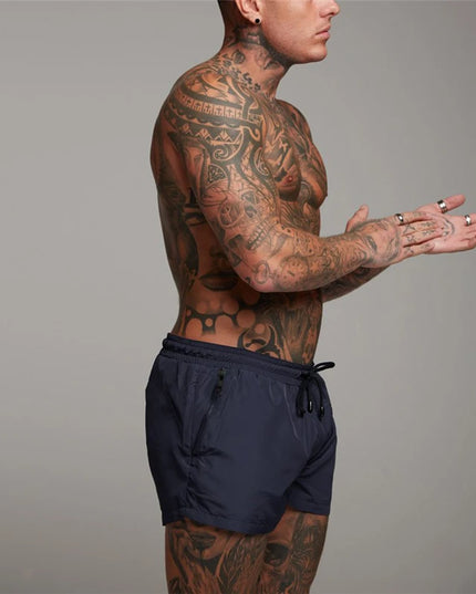 Men's Breathable Quick-Dry Thin Zip Pocket Shorts