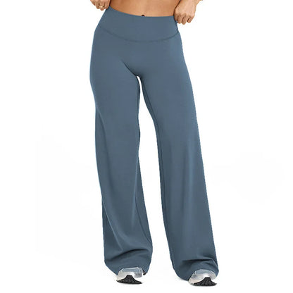 Women’s Flared Pants, Straight-Leg, Loose Fit