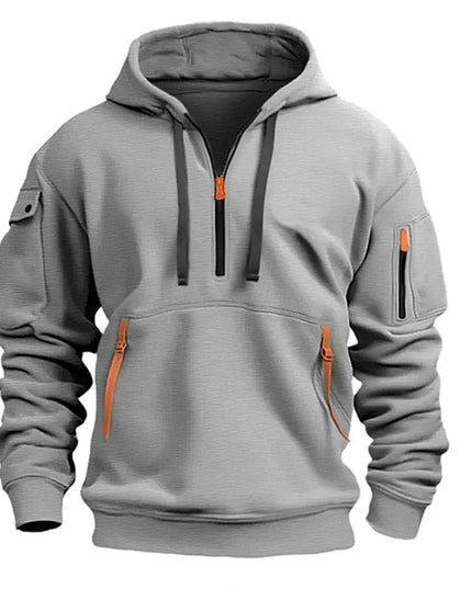 Men's Loose Fit Casual Hooded Sweater