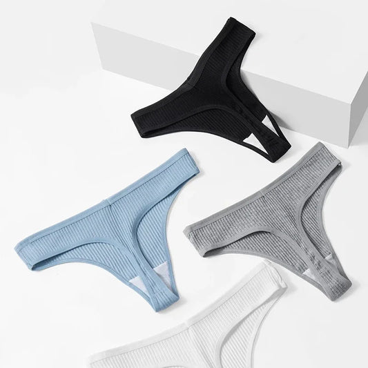 10Pack Women's Cotton Thongs - Comfortable Fit Thong's