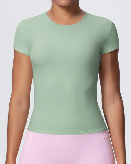 Women's Workout T-Shirt - Quick-Drying, Breathable, Slim Fit