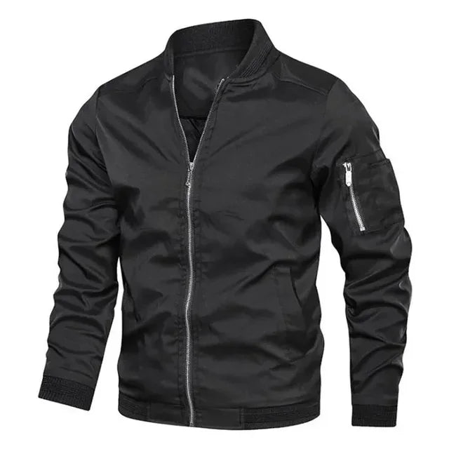 Men's Casual Slim Fit Bomber Jacket