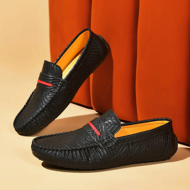 Men's PU Leather Casual Slip-On Loafers