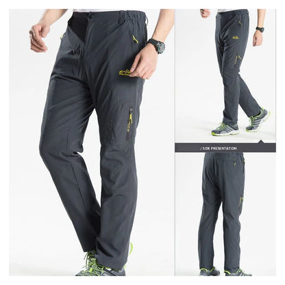Men's Lightweight Quick-Drying Hiking Pants – Breathable, Thin, and Moisture-Wicking for Outdoor Adventure