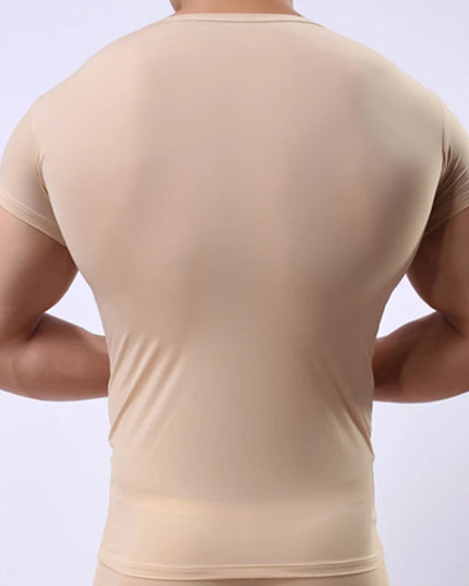 Men's Slim Fit Sheer T-Shirt- Lightweight - Various Colors