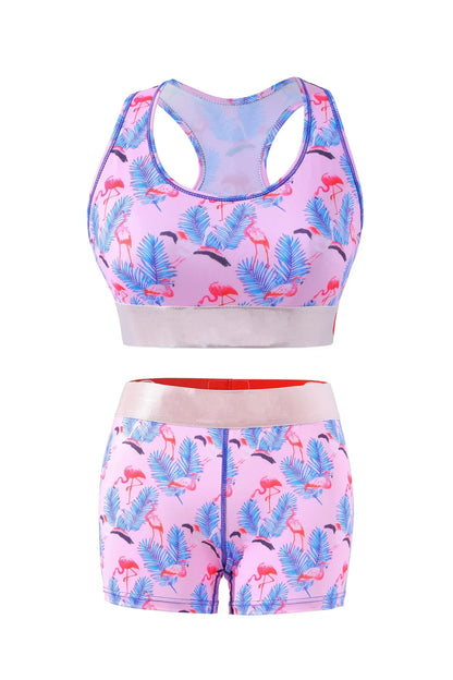 PSD Women's Graffiti Print Two-Piece Bikini Set