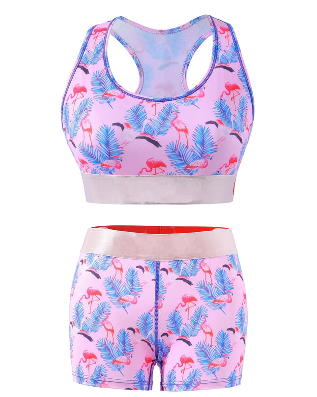 PSD Women's Graffiti Print Two-Piece Bikini Set
