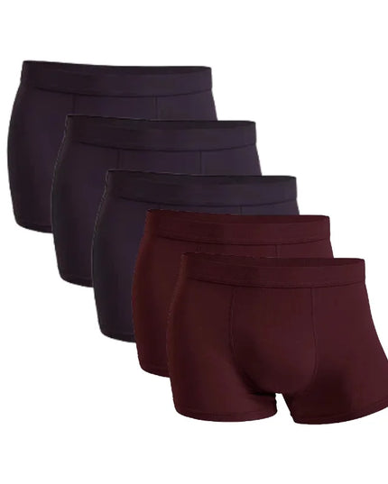 Five-Pack Bamboo Boxers for Men