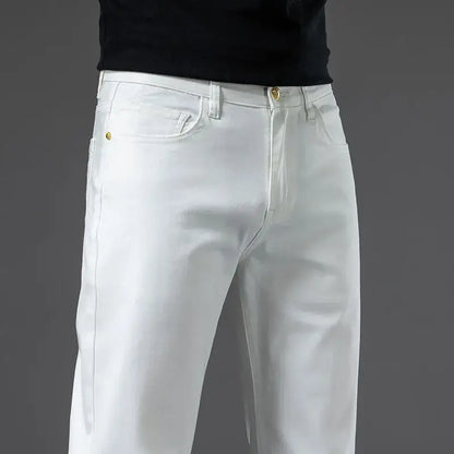 Men's Casual Straight Fit Stretch Cotton Pants