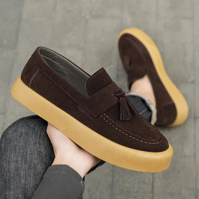 Men's Faux Suede Loafers