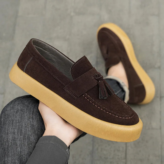 Men's Faux Suede Loafers