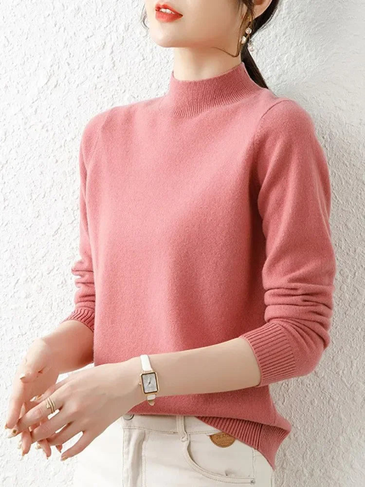 Women's Slim Fit Turtleneck Sweater