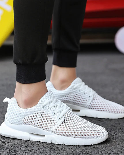 Lightweight Breathable Mesh Sneakers for Men - Comfortable & Stylish Athletic Footwear
