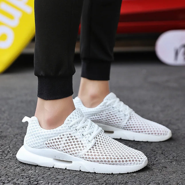 Lightweight Breathable Mesh Sneakers for Men - Comfortable & Stylish Athletic Footwear