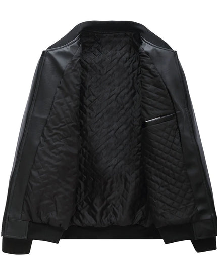 Men's Casual PU Leather Jacket
