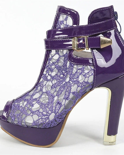 Women's Mesh Stiletto High Heels
