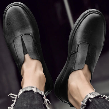 eather Casual Slip-On Shoes for Men