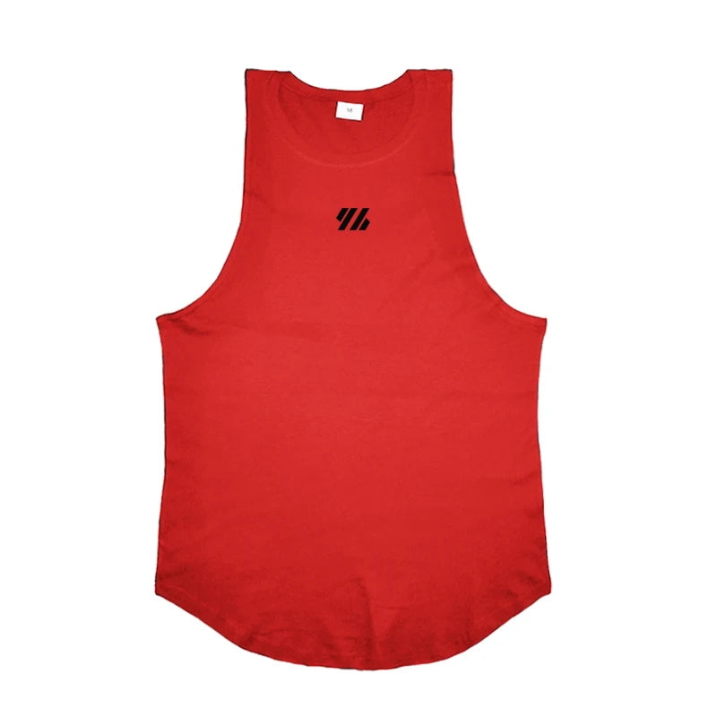 Men's Loose Fit Cotton Tank Top - Breathable and Comfortable Vest