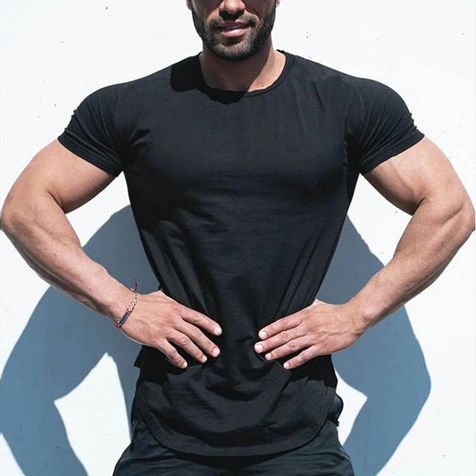 Men's Short Sleeve Fitness Compression T-Shirt - Various Colors