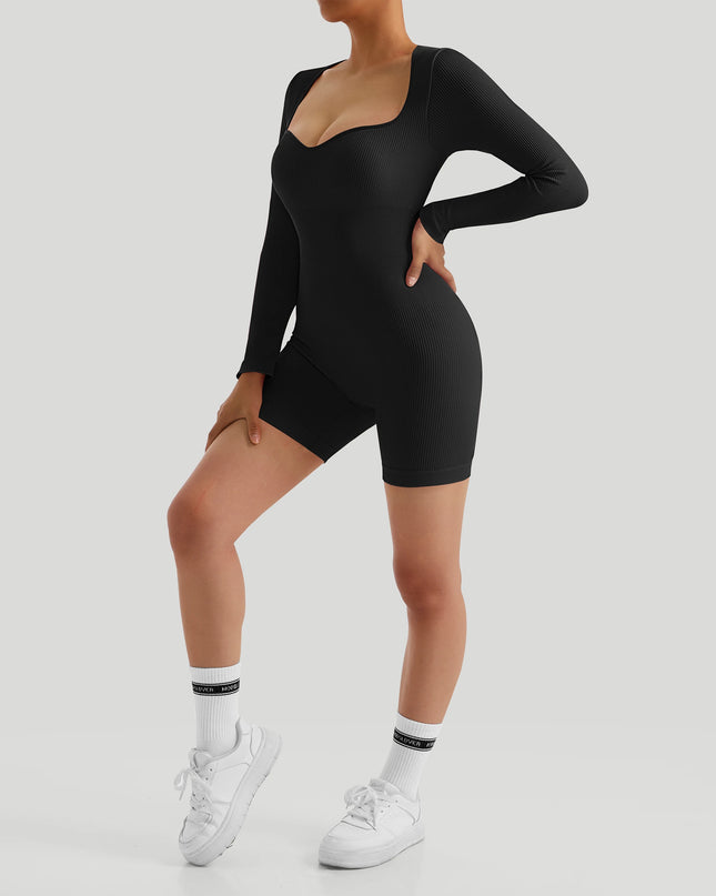 Women's Long Sleeve Bodysuits & Jumpsuits - One-Piece Top