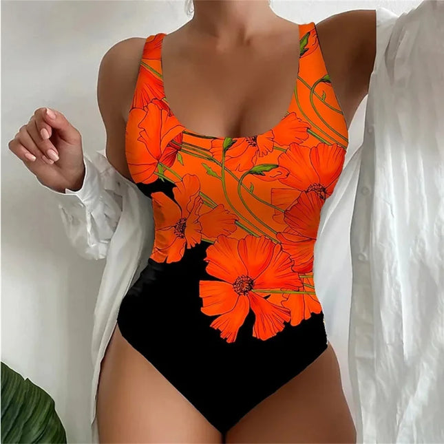 Women's One Piece Swimsuit with Push-Up Swimwear
